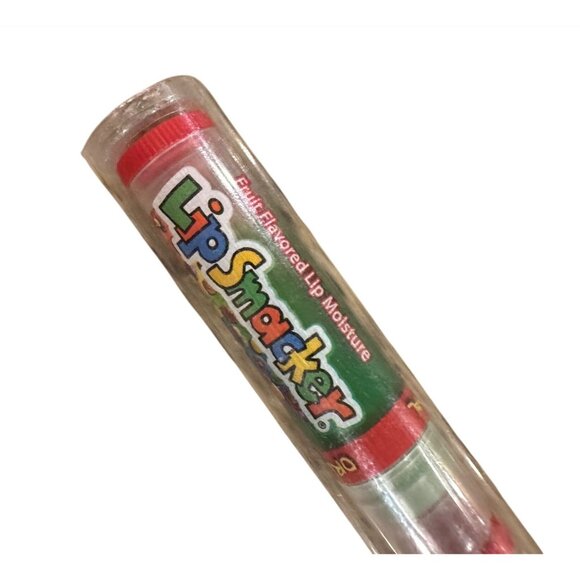 Vintage Lip Smacker SKITTLES Trio Lip Balm Cane Keychain Gift Set BUBBLE FONT - Picture 3 of 9